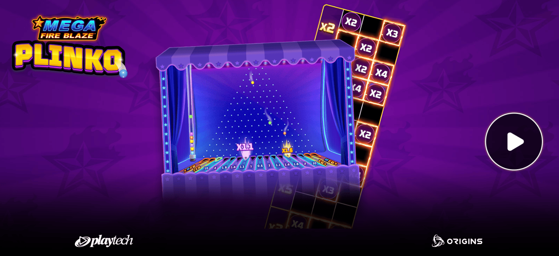 Mega Fire Blaze: Plinko